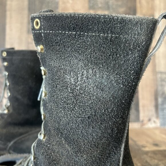 Whites Smokejumper Roughout Logger Packer Plain Toe Work Boots Mens 13 E - Picture 6 of 12